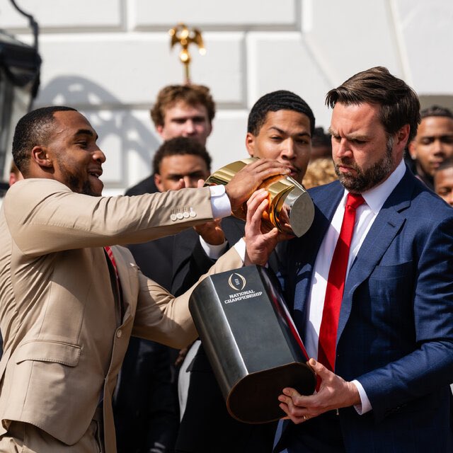 HarrisonKrank's tweet image. If I was next on JD Vance’s schedule, I would be shaking in my boots