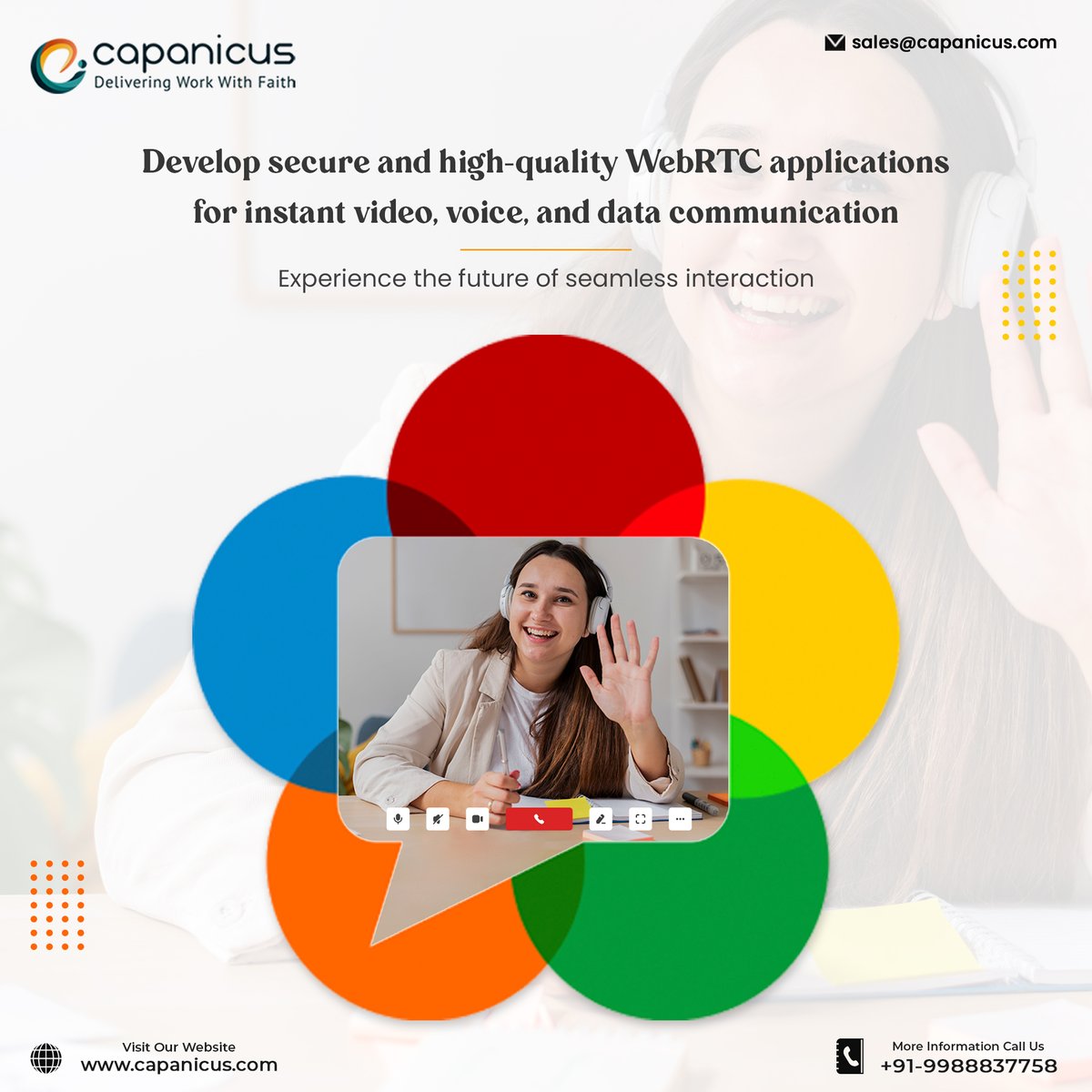 Capanicus's tweet image. 👨‍💻 Build Secure, Real-Time Communication Apps with Capanicus!
Experience high-quality WebRTC development for seamless video, voice &amp;amp; data interaction.

#WebRTC #WebRTCdevelopment #RealTimeCommunication #NextGenTech #Capanicus #TechInnovation #WebRTCsolutions