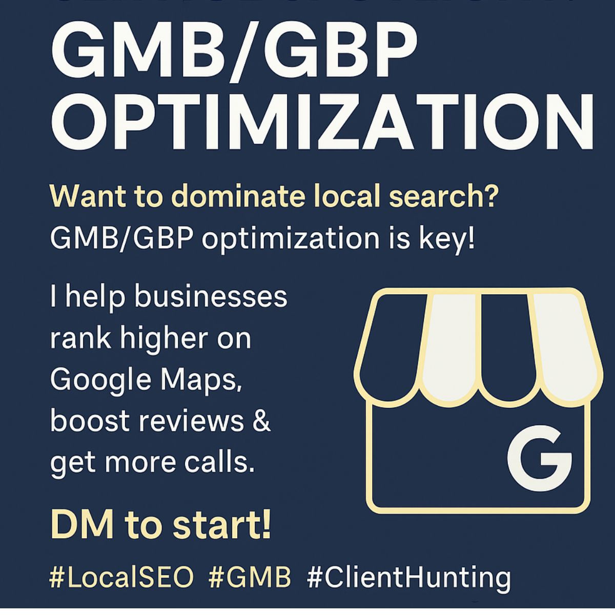 Moloy_Mondall's tweet image. 📍 Want to dominate local search? GMB/GBP optimization is key! I help businesses rank higher on Google Maps, boost reviews &amp;amp; get more calls. Let’s turn your profile into a lead magnet!

💼📈 DM to start! #LocalSEO #GMB #ClientHunting