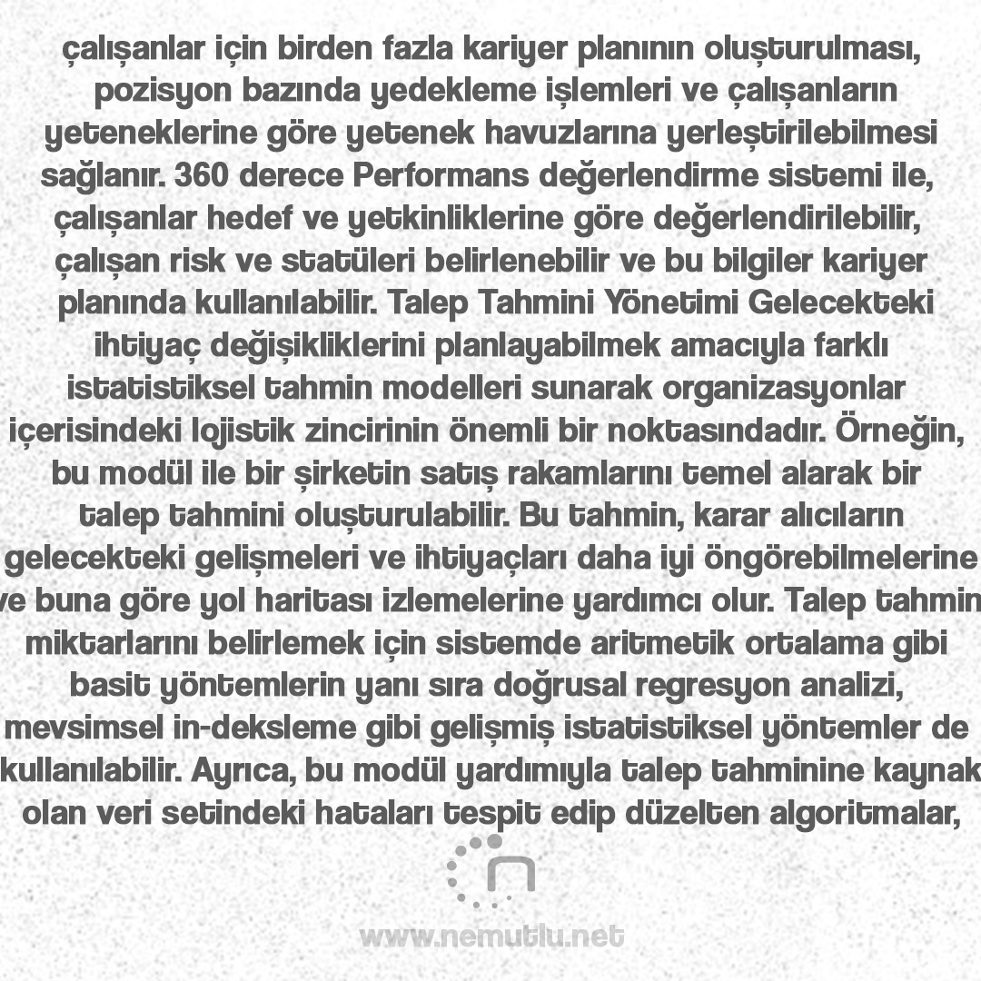 nemutluyazilim's tweet image. Bu modülünün entegre yapısı sistemdeki diğer tüm modüllerden elde edilen alakalı verilerin merkezi bir şekilde tutulmasına ve yönetilmesine olanak sağlar.
nemutlu.net 
#müşteriilişikileri #yazılım