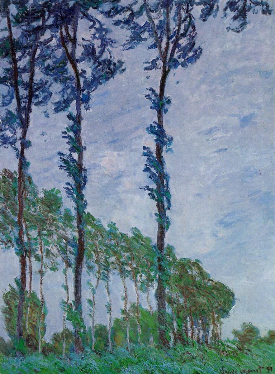 allontanarsio's tweet photo. Claude Monet's poplars https://t.co/iTphVwMfWP