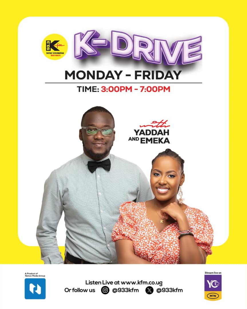 933 KFM (@933kfm) on Twitter photo Live on Now! Join <a href="/Yaddah_411/">Yaddah Wanjiku</a> & <a href="/emeka_ug/">The Romantic Mukiga</a> on #HappyHour, #Kdrive for fun and positivity! Live on Now! Join <a href="/Yaddah_411/">Yaddah Wanjiku</a> & <a href="/emeka_ug/">The Romantic Mukiga</a> on #HappyHour, #Kdrive for fun and positivity!