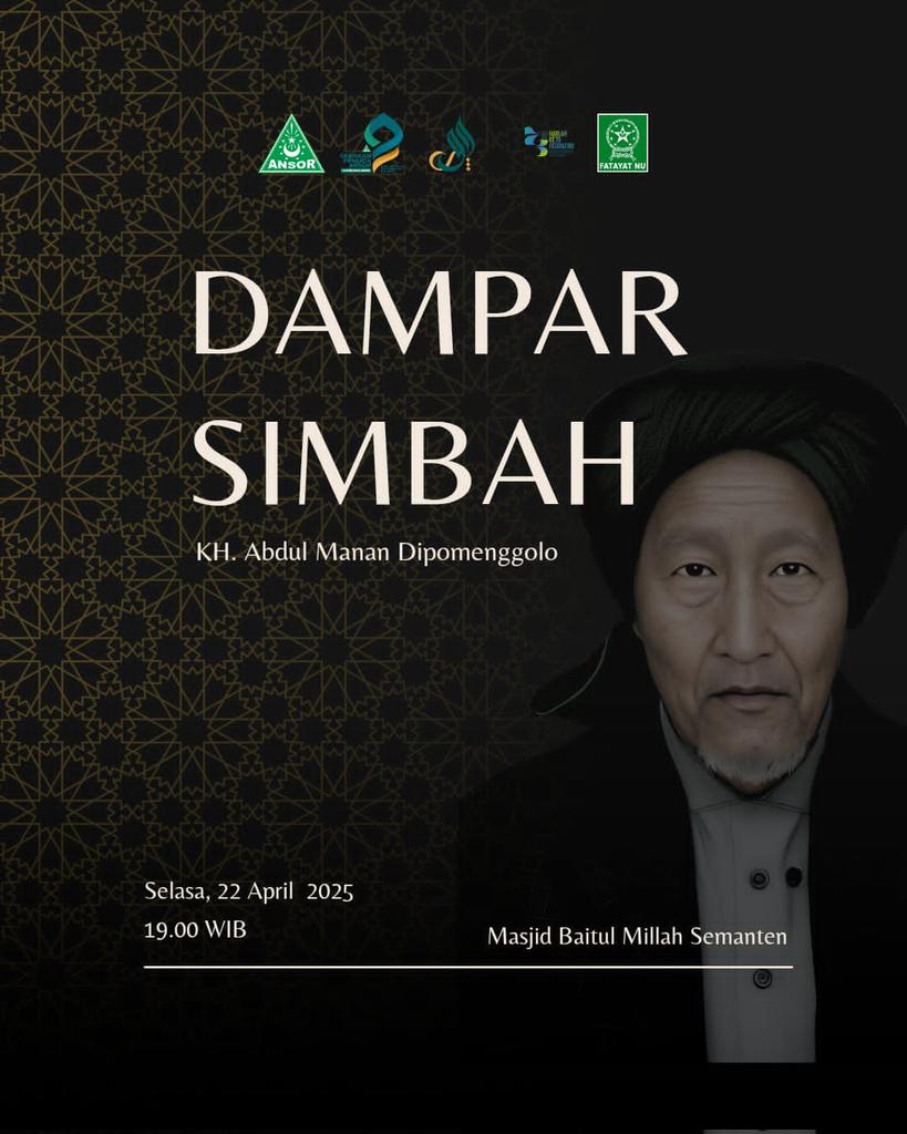 Monggo Rawuh, Dampar Simbah KH. Abdul Manan Dipomenggolo 

Masjid Baitul Millah, Semanten, Selasa, 22 April 2025