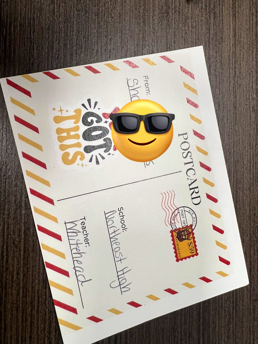 Sharing words of encouragement from parents sent to NE Raider students to encourage them to do their BEST on the test.   You got this Raiders!  Algebra CC students you’re up today!  Time to hit a home run!