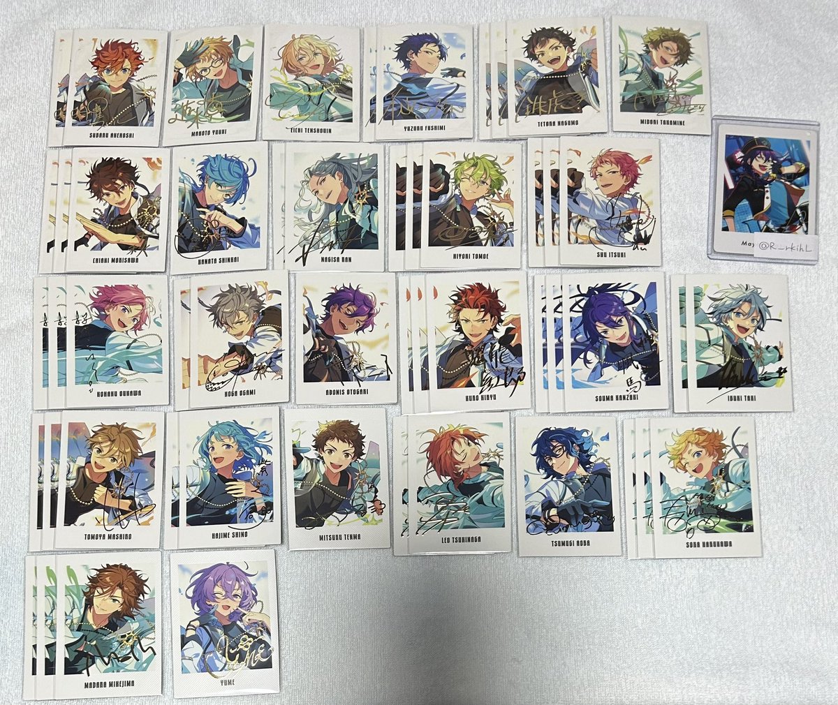 【交換】あんスタ 9周年 ぱしゃっつ

【譲】スバル 真 英智 弓弦 鉄虎 千秋 奏汰 翠 宗 凪砂 日和 こはく 紅郎 颯馬 維吹 創 友也 光 アドニス 晃牙 レオ 斑 つむぎ 宙 ユメ(敬称略)

【求】マヨイ 一彩 ライカ

↓