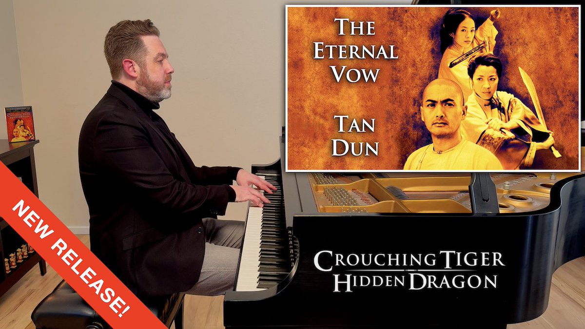 🏆 Happy 25th Anniversary to 'Crouching Tiger, Hidden Dragon,' which premiered OTD in 2000!

Very proud to celebrate with my 𝗡𝗘𝗪 arrangement of 'The Eternal Vow' from Tan Dun's Oscar-winning score.

WATCH 👉 youtu.be/ejiYDT4Qza8
