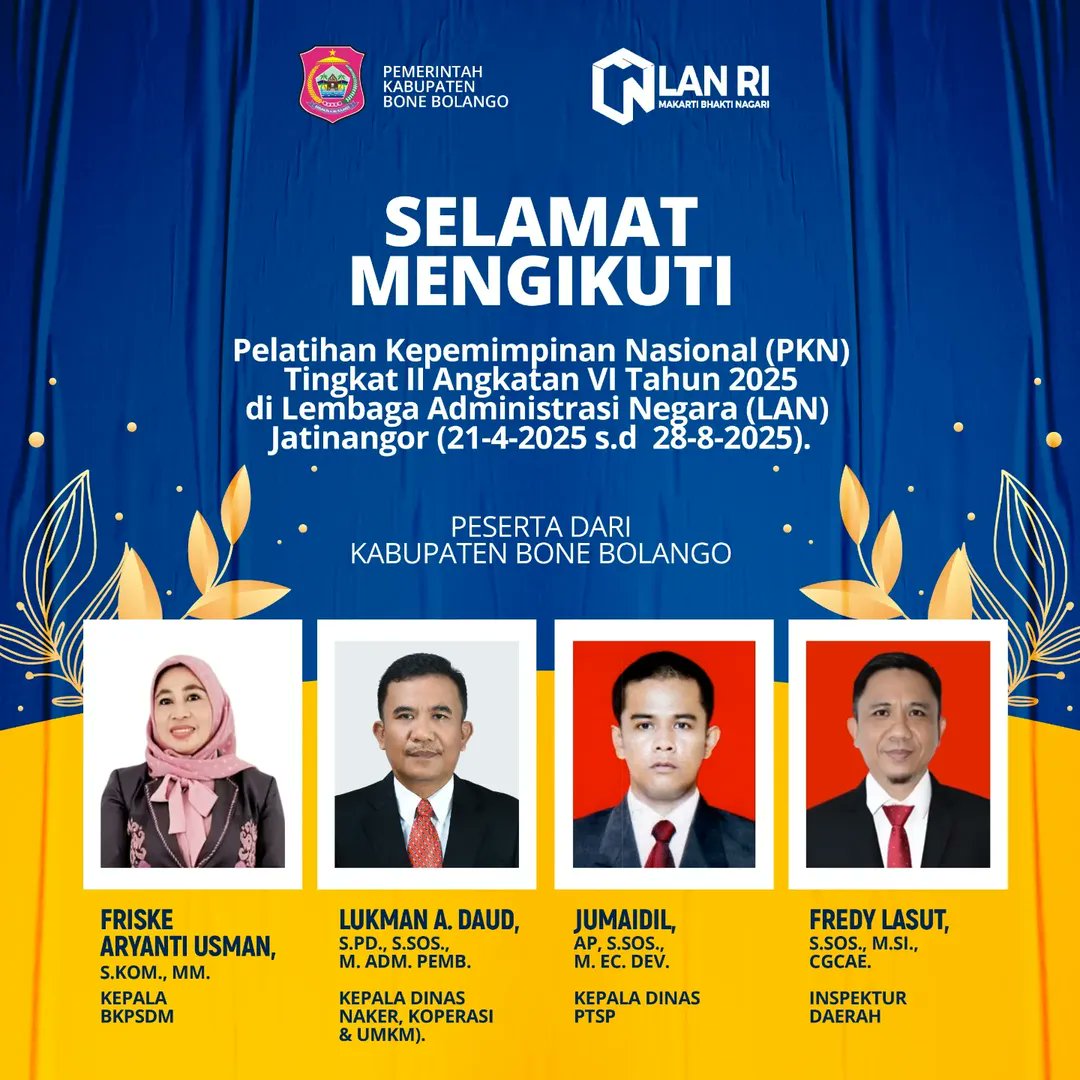 BKPPD_BoneBol's tweet photo. #sobatbkpsdmbonebol 
#ASNBerAhklak 
#banggamelayanibangsa🇮🇩 https://t.co/fqB02KeZEg