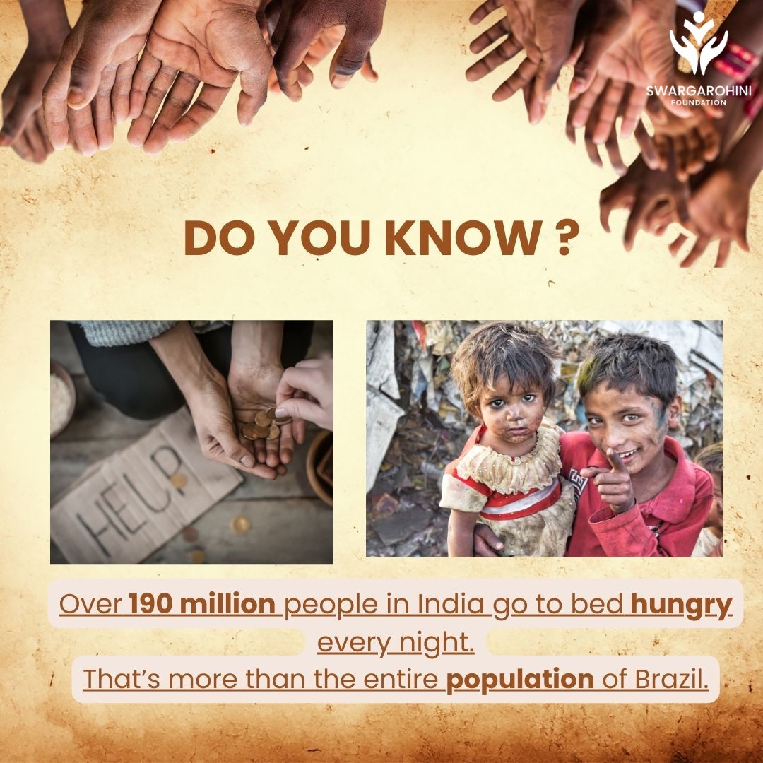 swargarohini_'s tweet photo. 😔 A truth too painful to ignore
.
.
.
📣 Let’s not stay silent — repost if you care
Let’s fight it together.
#swargarohinifoundation #Charity #Humanity #doyouknow #facts #helphumanity #ngo #ngoindia #raiseawareness #foodforall #heartbreak #FeedTheHungry #volunteer #viralpost https://t.co/5Koc3oiTCj