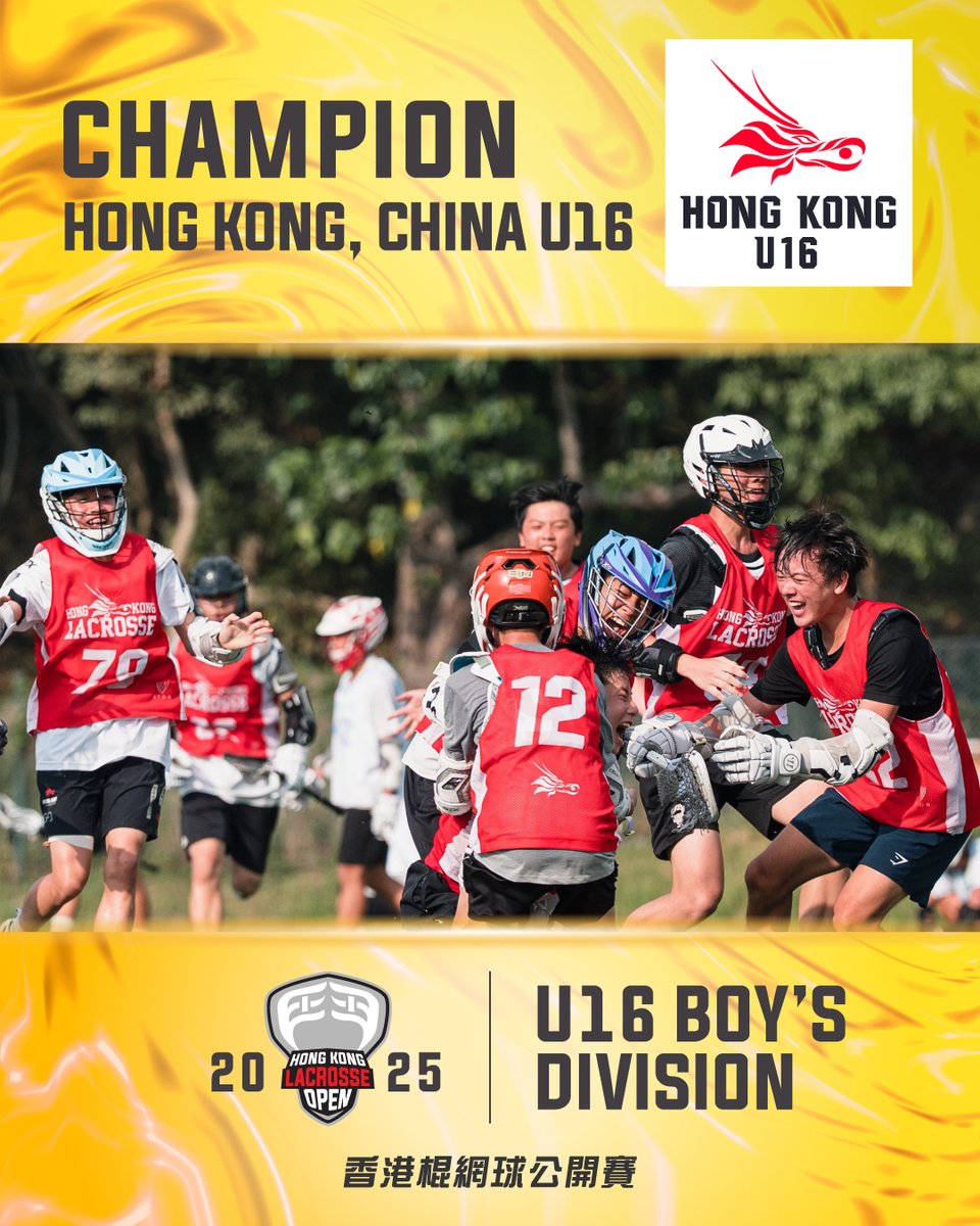 【𝐇𝐨𝐧𝐠 𝐊𝐨𝐧𝐠 𝐋𝐚𝐜𝐫𝐨𝐬𝐬𝐞 𝐎𝐩𝐞𝐧 𝟐𝟎𝟐5 📷Champion】
Congratulations to the Winning Teams!