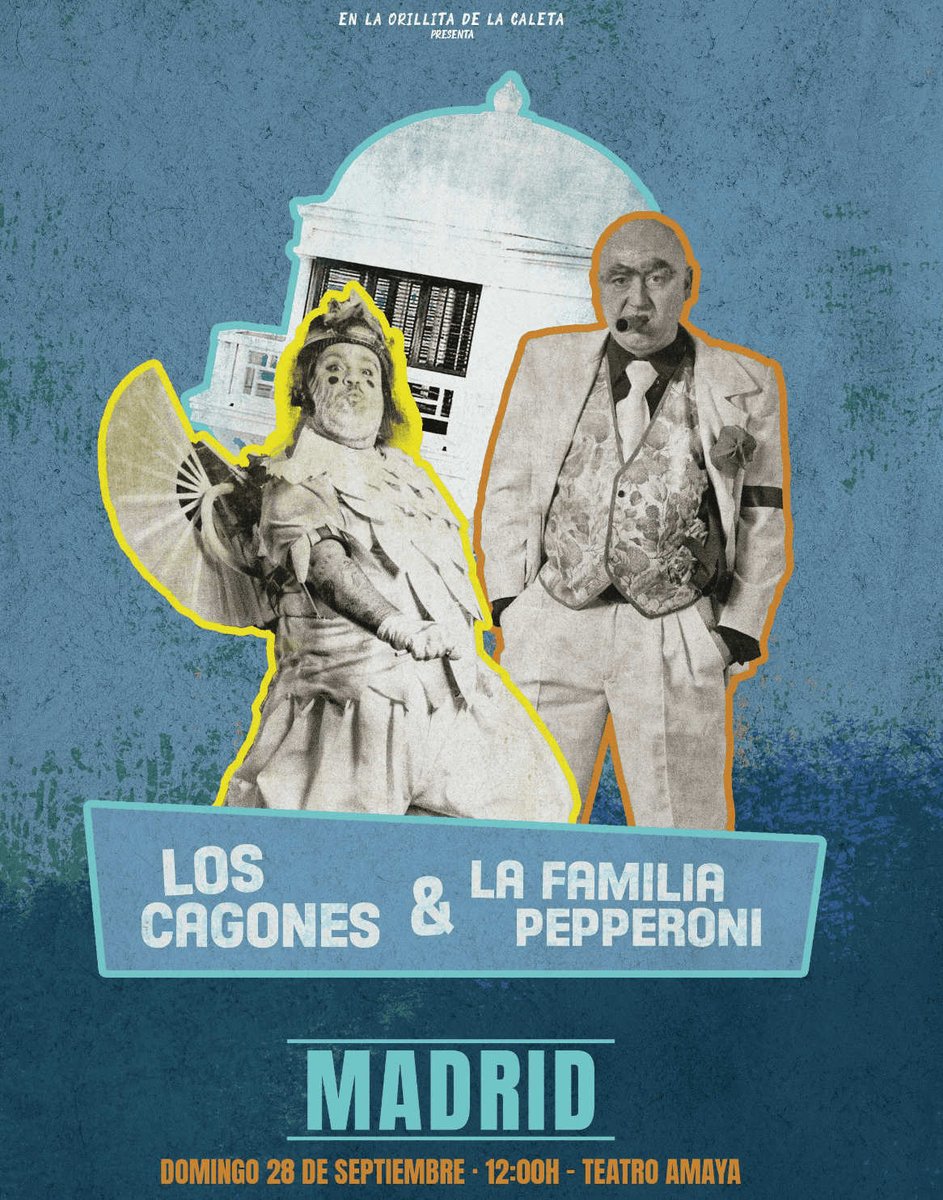 ¡¡Entradas aquí!! 👇🏻👇🏻👇🏻

teatroamaya.janto.es/espectaculo/ch…

🎟️🎟️🎟️🎟️🎟️🎟️🎟️🎟️🎟️🎟️🎟️