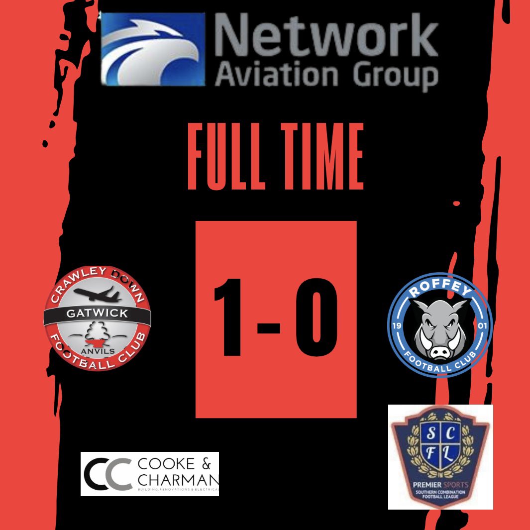 FT; 1-0 <a href="/RoffeyFC/">Roffey Football Club</a> <a href="/TheSCFL/">Premier Sports The SCFL</a> <a href="/TheSnlf/">TheSNLF</a>