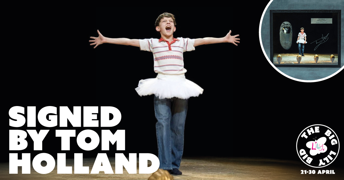 4Lilyfoundation's tweet image. We’re auctioning a real ballet shoe worn by TOM HOLLAND during his time as Billy Elliot in the West End back in 2008! Kindly donated by dad Dominic!

⏳ Auction ends 9pm Wednesday 30th April  – don’t miss out!⏳

#BigLilyBid #TomHolland #BillyElliot #WestEn#SpiderMan #Zendaya
