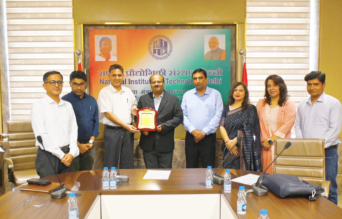 📡🤖 NIT Delhi inaugurated a Short-Term Course on AI-Driven Signal Processing &amp; VLSI for Wireless Communication, empowering students for the #AI era!
#NITDelhi #VLSI #WirelessTech 
More info: facebook.com/share/p/1BDzP8…
<a href="/EduMinOfIndia/">Ministry of Education</a> 
<a href="/narendramodi/">Narendra Modi</a> 
<a href="/dpradhanbjp/">Dharmendra Pradhan</a> 
<a href="/drajayksharma/">Dr Ajay K Sharma</a>
