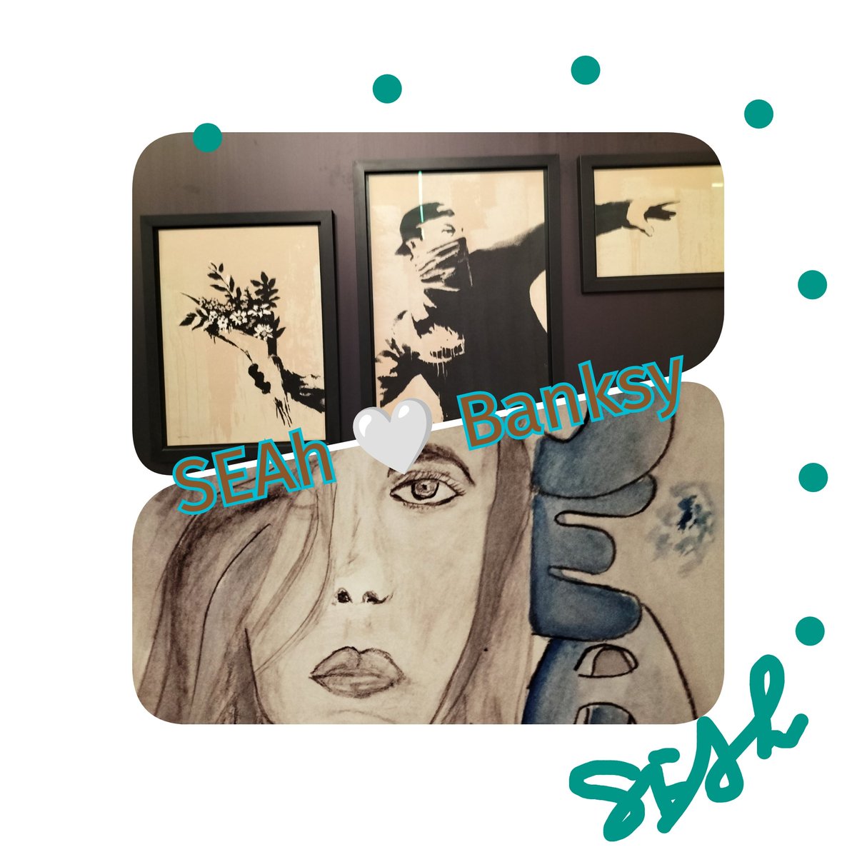 A new Series SEAh🤍 Banksy 
#SEAh&amp;Banksy #Banksy