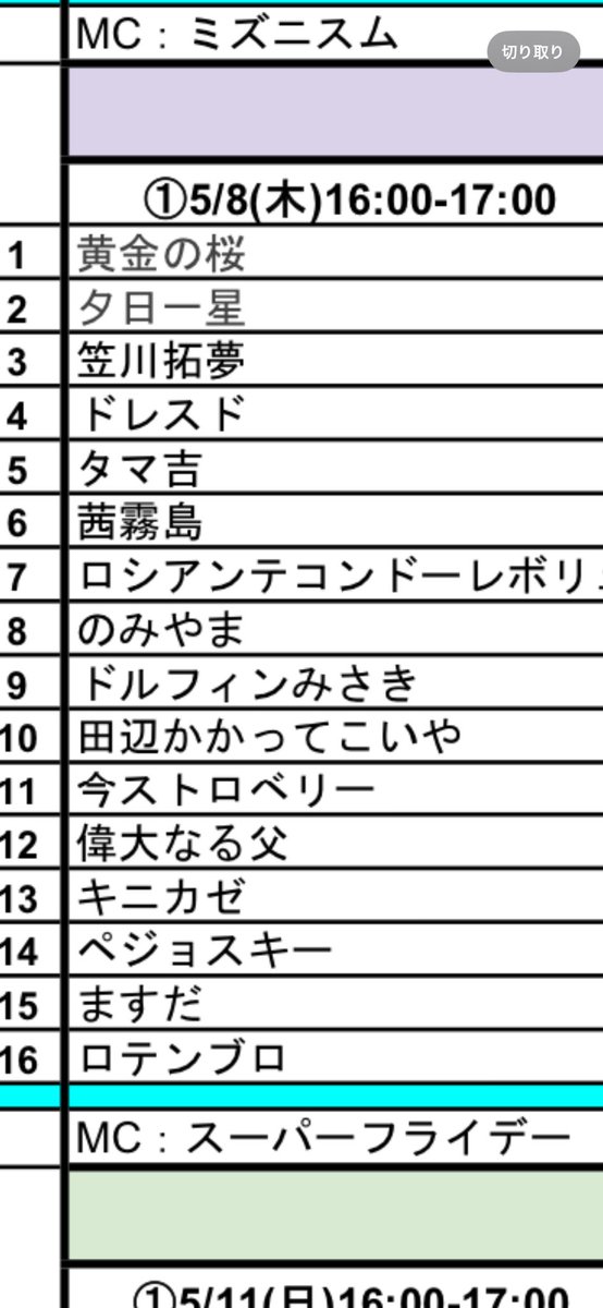 vvvvvvkeepon's tweet photo. 5月8日(木)
16.00から17.00でUPTOYOU!
入りました！！

ど平日！！16時！！やべえ！！
どなたか！！！よろしくお願いします！！
めちゃくちゃ大事なやつ！

17.30の部はMCさせていただきます！！！ https://t.co/Ch4ZlCDJkZ
