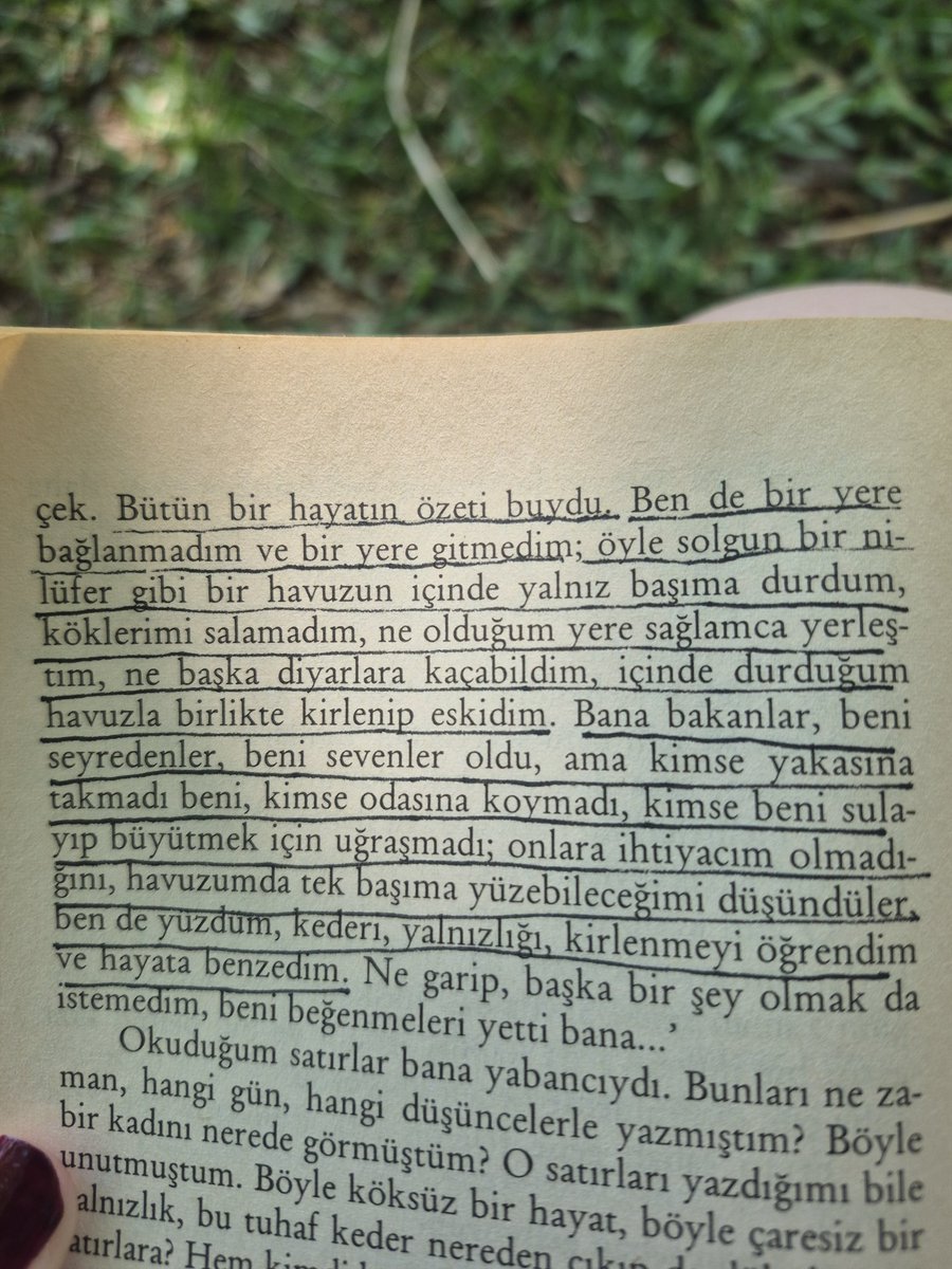 Ve hayata benzedim...