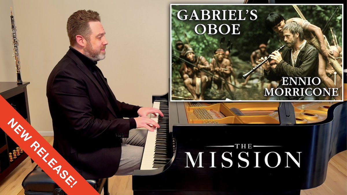 🪈 Happy Anniversary to 'The Mission,' which premiered OTD in 1986!

Very proud to celebrate with my 𝗡𝗘𝗪 arrangement of the stunningly beautiful 'Gabriel's Oboe' from Ennio Morricone's Golden Globe-winning score.

WATCH 👉 youtu.be/jxL7WYHbl4Q