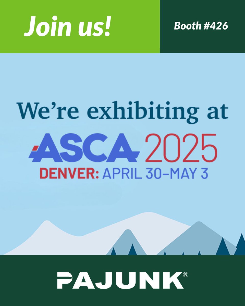 Join PAJUNK at the ASCA Tradeshow in Denver!

📍 Booth 426 | April 30–May 3

Get hands-on with the 𝐒𝐩𝐫𝐨𝐭𝐭𝐞® needle, 𝐒𝐨𝐧𝐨𝐩𝐥𝐞𝐱®, and the 𝐄-𝐂𝐚𝐭𝐡® 𝐈𝐈 &amp; 𝐄-𝐂𝐚𝐭𝐡® 𝐈𝐈 𝐏𝐥𝐮𝐬.

Stop by Booth #426 to learn more!

#ASCA2025 #ASCAConf #PajunkUSA #Sprotte