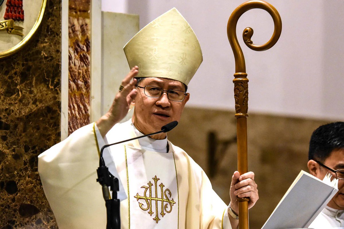 أنباء تتحدث عن ترشيح الفلبيني (لويس أنطونيو تاجلي) خلفاً للبابا فرانسيس ليصبح بابا الكنيسة الكاثوليكية في الفاتيكان.