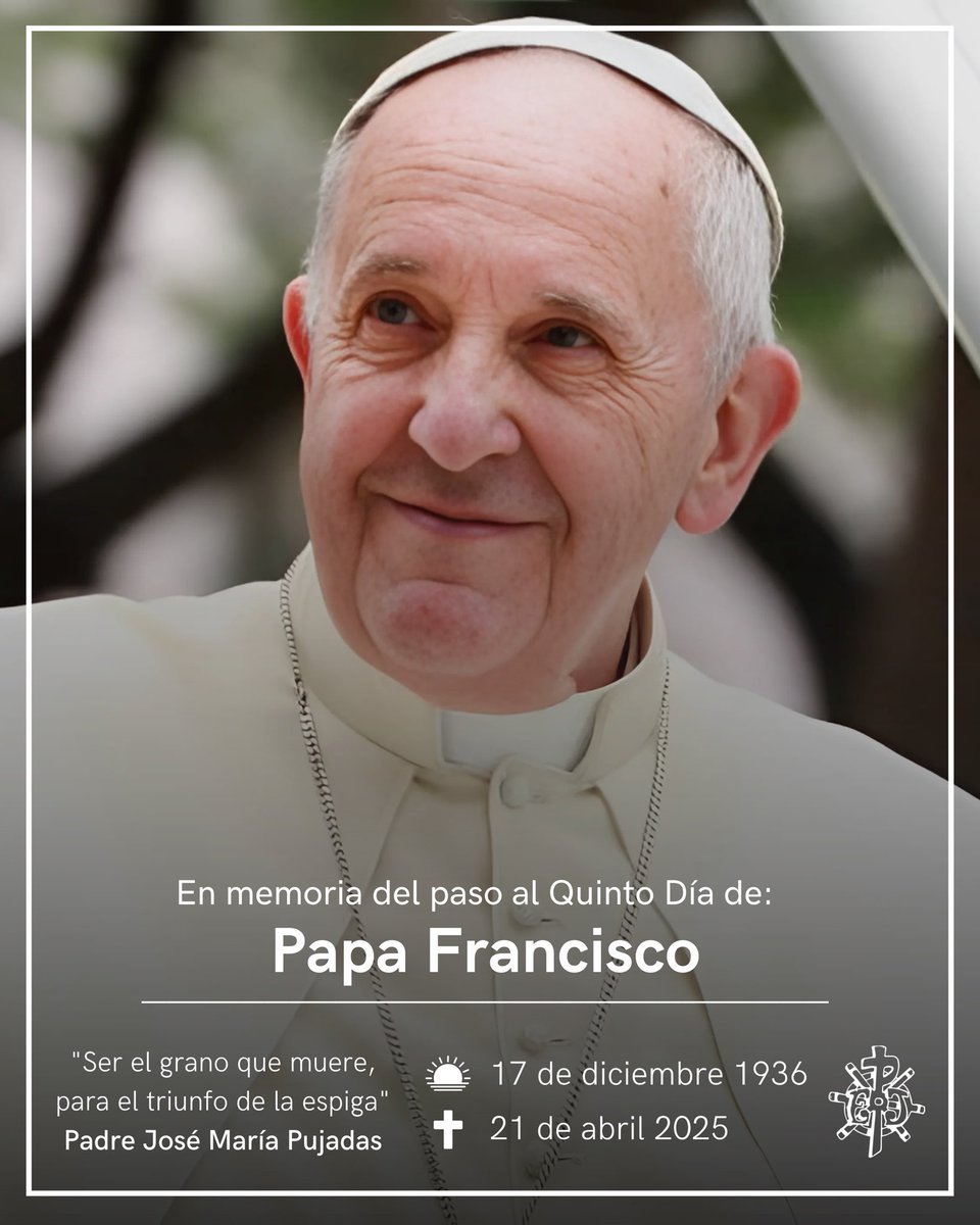 EPJHonduras's tweet photo. Hoy el mundo despide al Papa Francisco: pastor de los humildes, voz de esperanza, puente entre la fe y el mundo.

Como movimiento, nos unimos en oración por su descanso eterno. Su legado no se apaga, florece.

Gracias, Santo Padre. Descansa en paz. https://t.co/ngXvJQOlXz