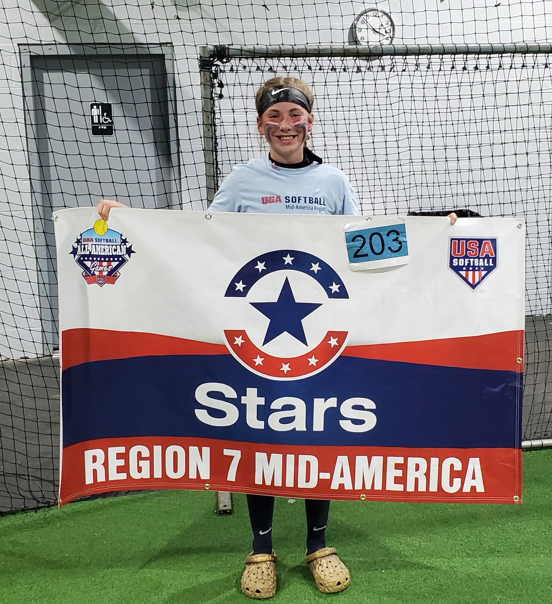 AutumnSmith2029's tweet image. 🎉 🚨 Add USA All American To The List!! 🚨 🎉

Happy to announce that I will be representing Region 7 as a Catcher / SS on team Stars in Oklahoma City!

Had a great time competing with and getting to know my new teammates!  See you all this summer!

#StackingDays @USASoftball