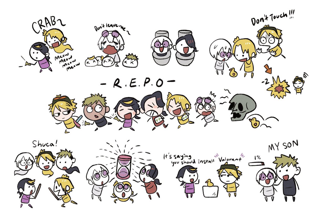 R.E.P.O #kaepix #drawluca #Akurylic #YaminoArt #Vantalism #YuDrawWilson