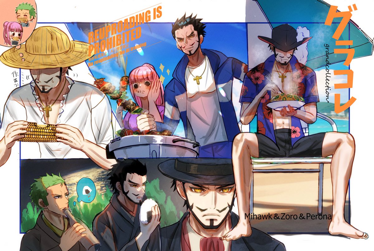 bkcherry93's tweet image. グラコレのミホーク詰め（シッケアール組）
#ONEPIECE  ＃Mihawk