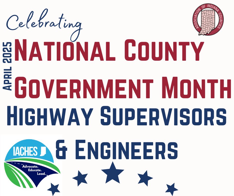 INcounties's tweet image. County Government month is going strong & we are loving celebrating our Co officials & employees! We recognize our Co Hwy Engineers & Supervisors! Thank u for all you do for co government & for your communities. We appreciate our Co Hwy Depts
#incounties #countygovernmentmonth
