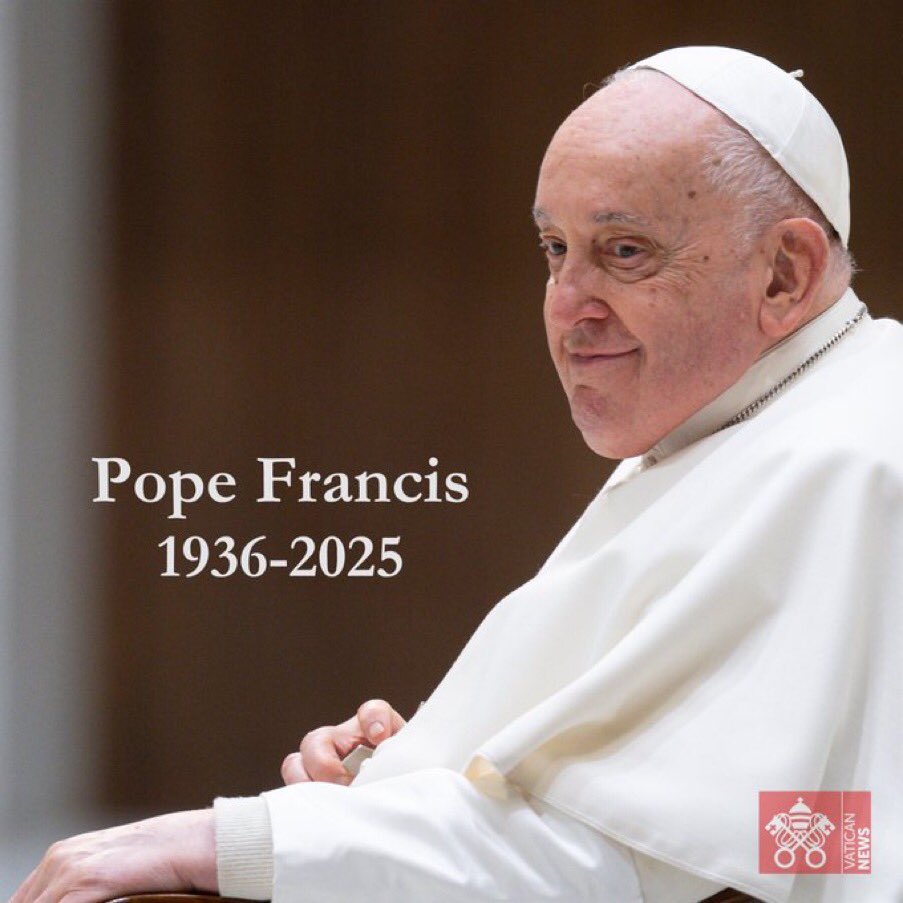 Rokhsana Fiaz OBE (@rokhsanafiaz) on Twitter photo 🧵Eternal rest grant upon him.
On this day of sadness let’s honour the late Pope Francis legacy of ‘seeing the poor’ his call to restore humanity, as our Catholic community in <a href="/NewhamLondon/">Newham London 💙</a> and across the globe mourn the passing of the Supreme Pontiff of the Universal Church. 🧵Eternal rest grant upon him.
On this day of sadness let’s honour the late Pope Francis legacy of ‘seeing the poor’ his call to restore humanity, as our Catholic community in <a href="/NewhamLondon/">Newham London 💙</a> and across the globe mourn the passing of the Supreme Pontiff of the Universal Church.
