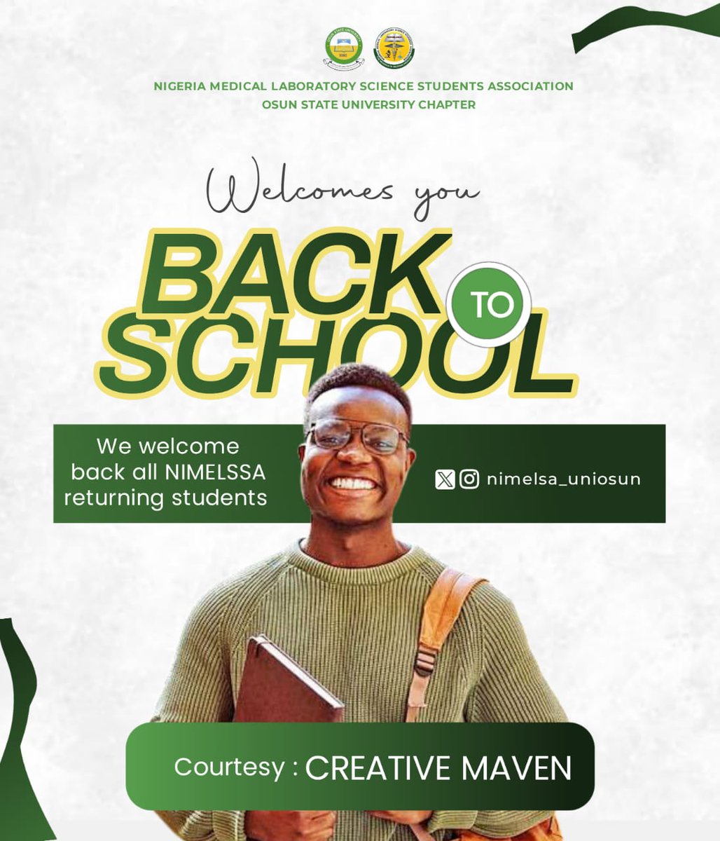 evo_ofAfrika's tweet image. Happy Resumption to all Nimelssaites 
As we know this is the last lap of the race to move to the next level, let&apos;s not forget to imbibe the spirit of brotherhood, steadfastness and dedication we have heavily invested in getting to this stage as we embark on this race. 
#Nimelssa