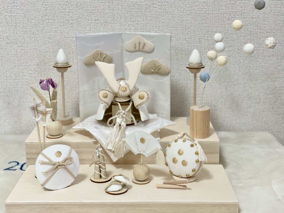 つまみ細工の兜飾り可愛すぎてため息🥹
creema@おうちじかん さん