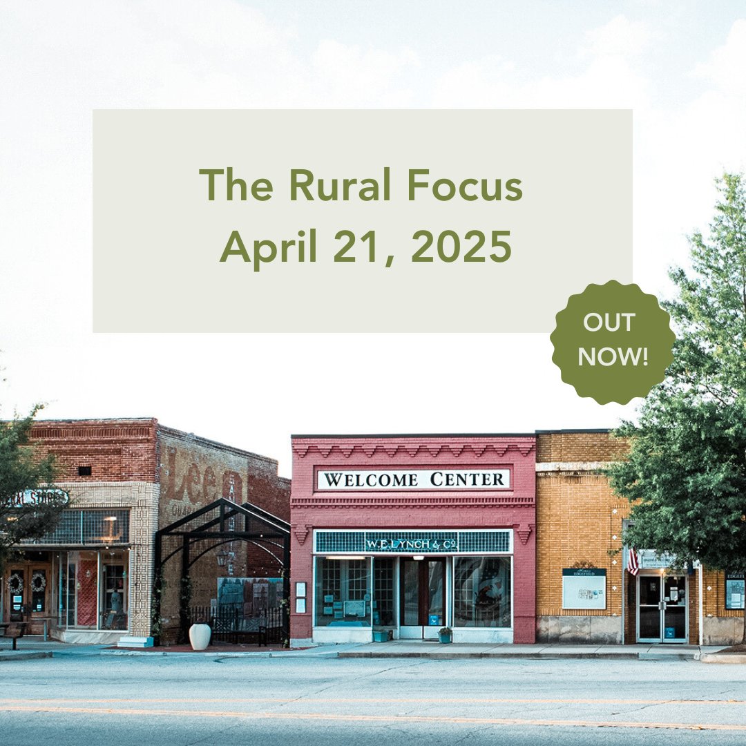 This week's edition of the Rural Focus - April 21, 2025 - is out now! To view the newsletter, click the link below!

mailchi.mp/scorh/scorhrur…