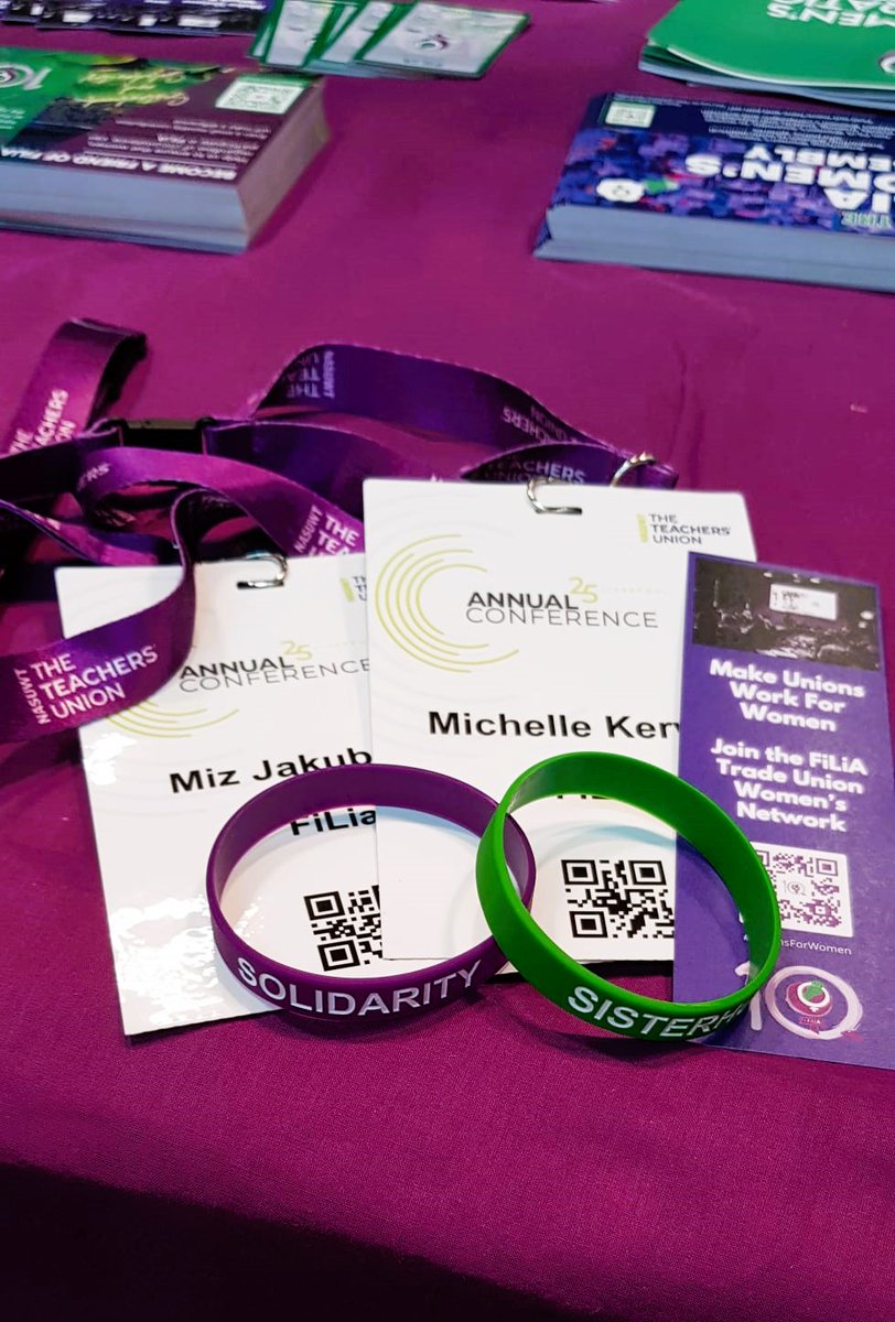 FiLiA_charity's tweet image. Positive time spent by @Miriam_aka_Miz &amp;amp; Michelle on the #FiLiA stall at the @NASUWT conference – some debate, interest in the work we do &amp;amp; sign ups to our TU women's network!

Thanks to the organisers &amp;amp; staff at the @ACCLiverpool too.

#NASUWT #TheTeachersUnion #UnionsForWomen