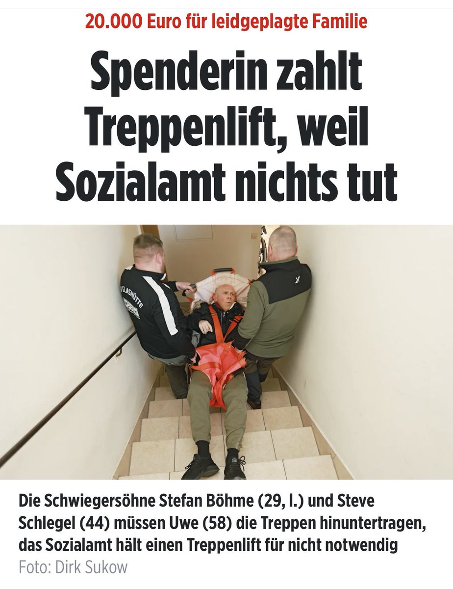 Für jeden dahergelaufenen Asylbewerber ist hier eine Rundumversorgung auf Kasse möglich, aber deutsche Bürger, die ihr Leben lang in dieses System eingezahlt haben, werden im Stich gelassen. Niemand wird so von den eigenen „Volksvertretern“ verachtet, wie die Deutschen. 

Wenn
