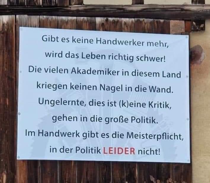 Sehr zutreffend....👇👇👇