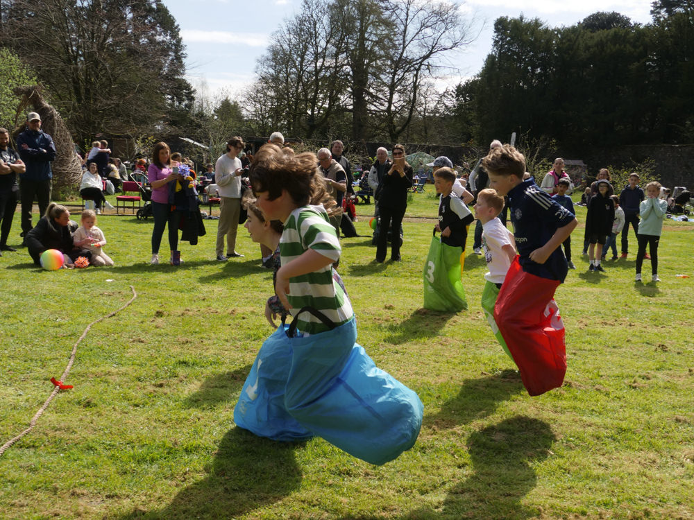 Easter Fun Day at Glenfinart Walled Garden, Ardentinny. Check out our coverage at  ardentinny.org/easter-fun-day…