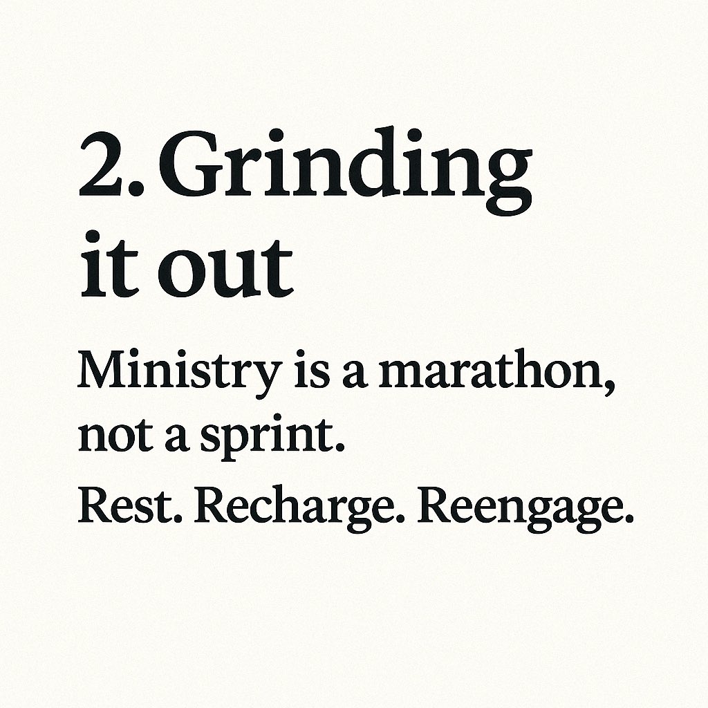 chrisstephen3's tweet image. Pastor, Easter was powerful—no doubt. 
Here are 3 traps to AVOID post-Easter:
1.Defining yourself by record attendance
2.Grinding it out instead of resting
3.Neglecting your soul after pouring out.
You were faithful this weekend. Now it’s time to care for you.