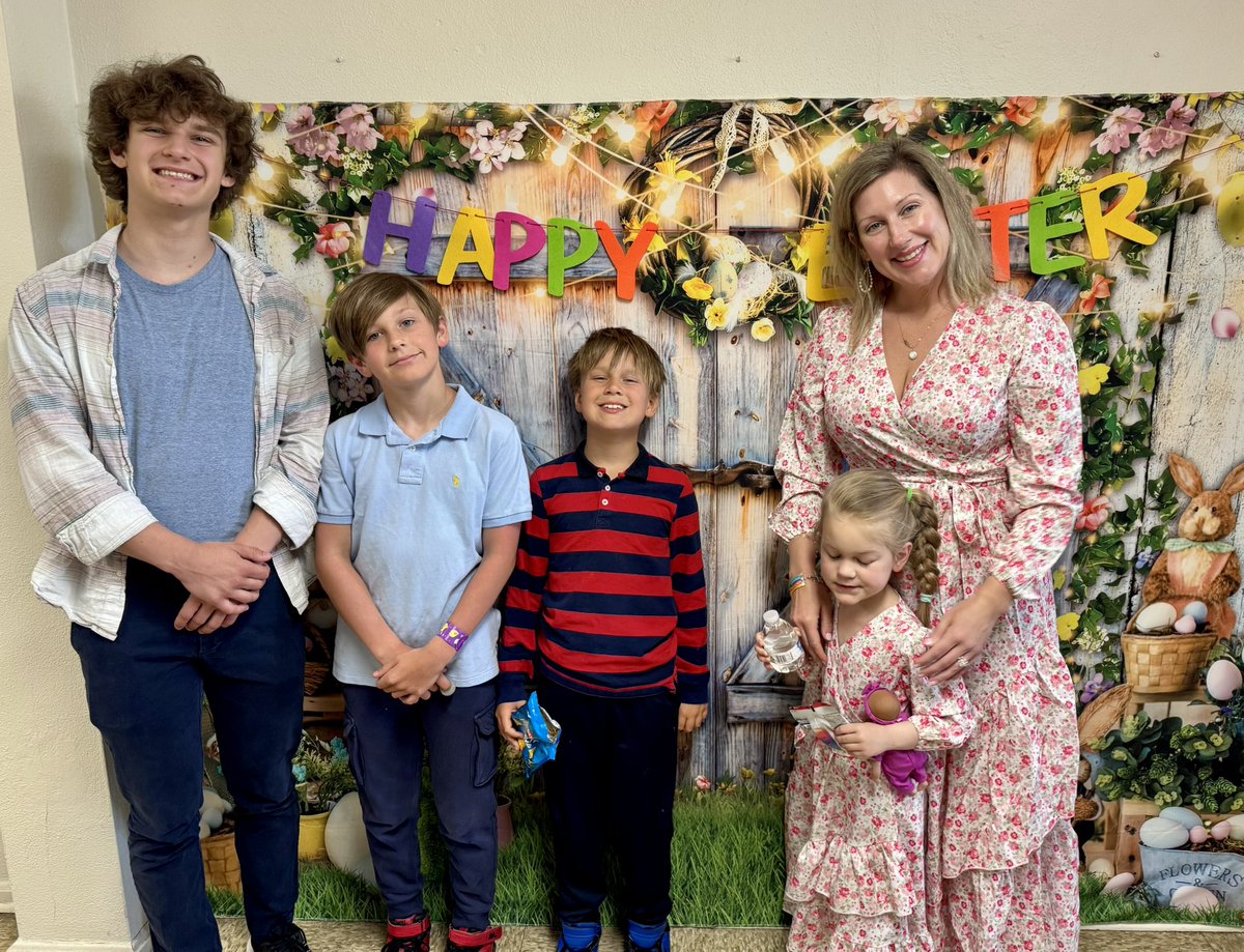 Happy Easter!  egg dying, church and hunts with four amazing humans ages 15 to 4.

See <a href="/elonmusk/">Elon Musk</a>, you’re not the only one tryin’ to populate the planet with geniuses while also saving the Federal Gov’t money (on their energy bills). 😂