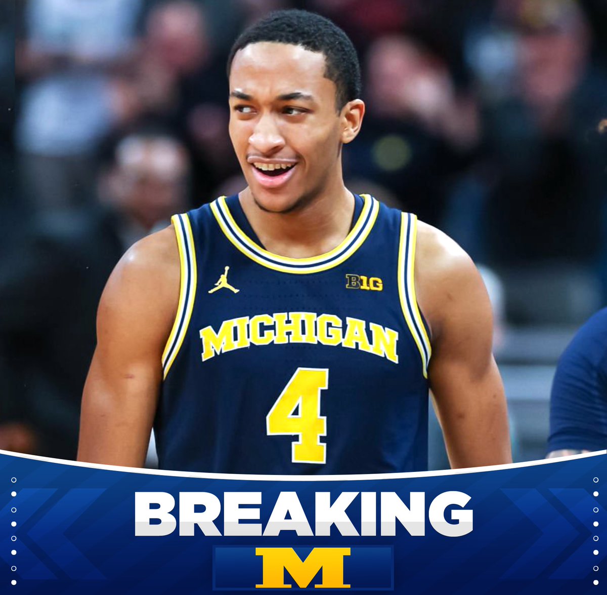 BREAKING: Michigan guard Nimari Burnett has announced he’s RETURNING for a 5th season per his Instagram #GoBlue