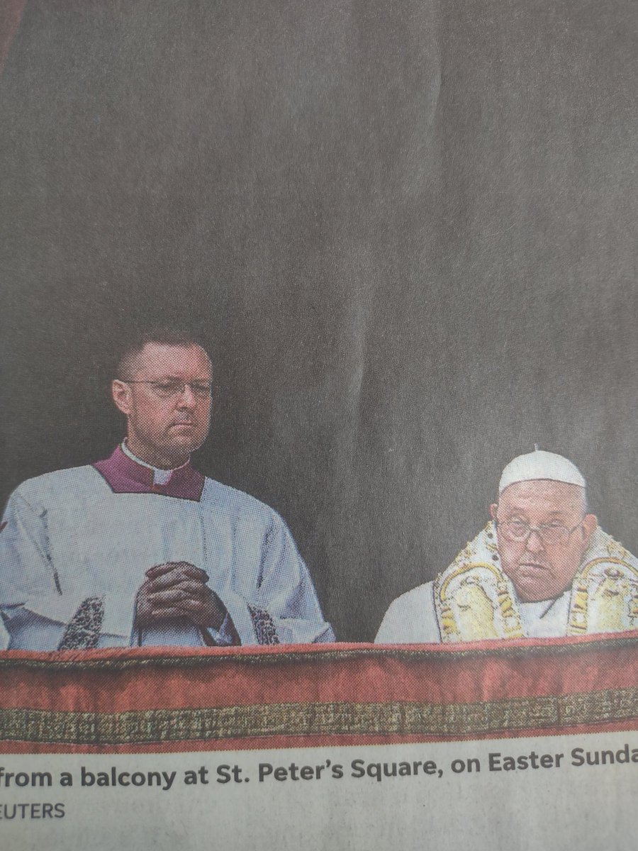 engineco44's tweet photo. @dkevrafox2 We're you with the Holy Father on Easter Sunday? https://t.co/cmyrPp1UXD