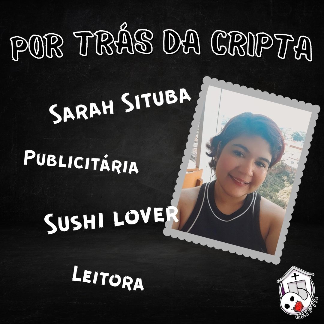 CriptaEditora's tweet image. Hoje vamos continuar a conhecer a galera por trás da cripta👻
Dessa vez apresentamos nossa incrível publicitária que está por trás de todo o planejamento midiático da cripta, @SSituba
#cripta #editora #rpgbrasil