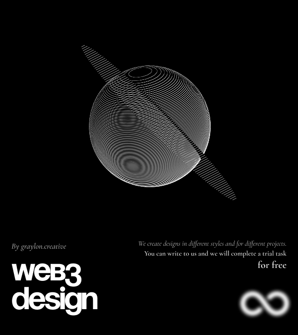 Designs in any style, for any project. Let's bring your Web3 vision to life! ✨ Free trial task available. #web3design #customdesign #innovation