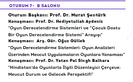 "Çocuk Dostu Bir Oyun Derecelendirme Sistemi" Arayışı!..
▶️kongre.yesilay.org.tr/kongre-program…
Çocuk Dostu Bir Oyun Derecelendirme Sistemi Mümkün müdür?
▶️medyaokuryazari.org/wp-content/upl…