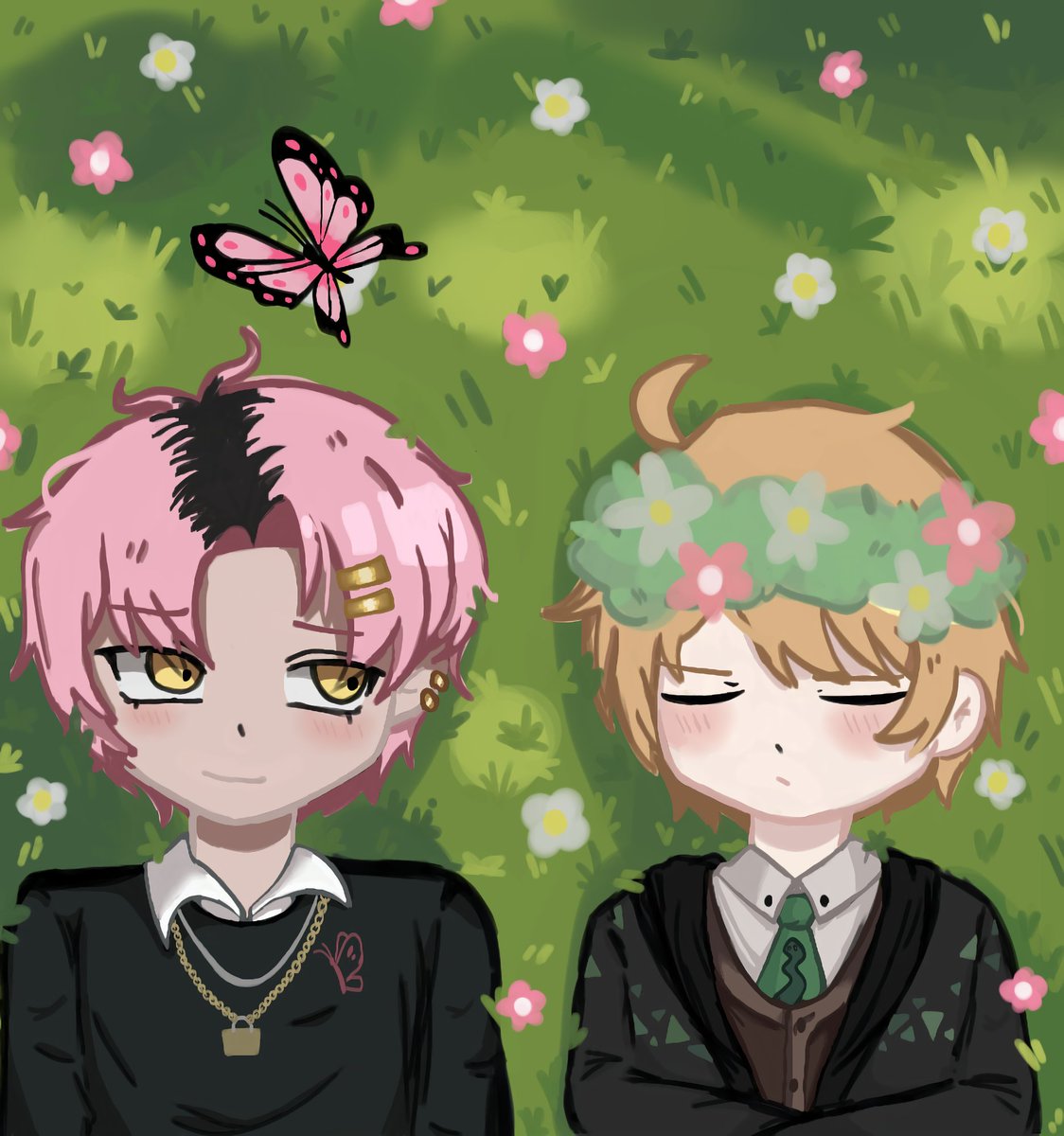 702Moon's tweet photo. spring kaimon🌸🍀 I hope you guys like it( 〃▽〃)

#kaimon #Pjegtwt #pjeg #ProjectEdensGarden https://t.co/c965nw9gqD