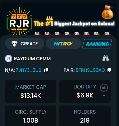 RJR JUST LANDED ON DEXTOOLS 🚀
No more “when chart?”
It’s live. It’s spicy. And it’s lookin' THICC 

 Tap in NOW:
dextools.io/app/en/token/r…