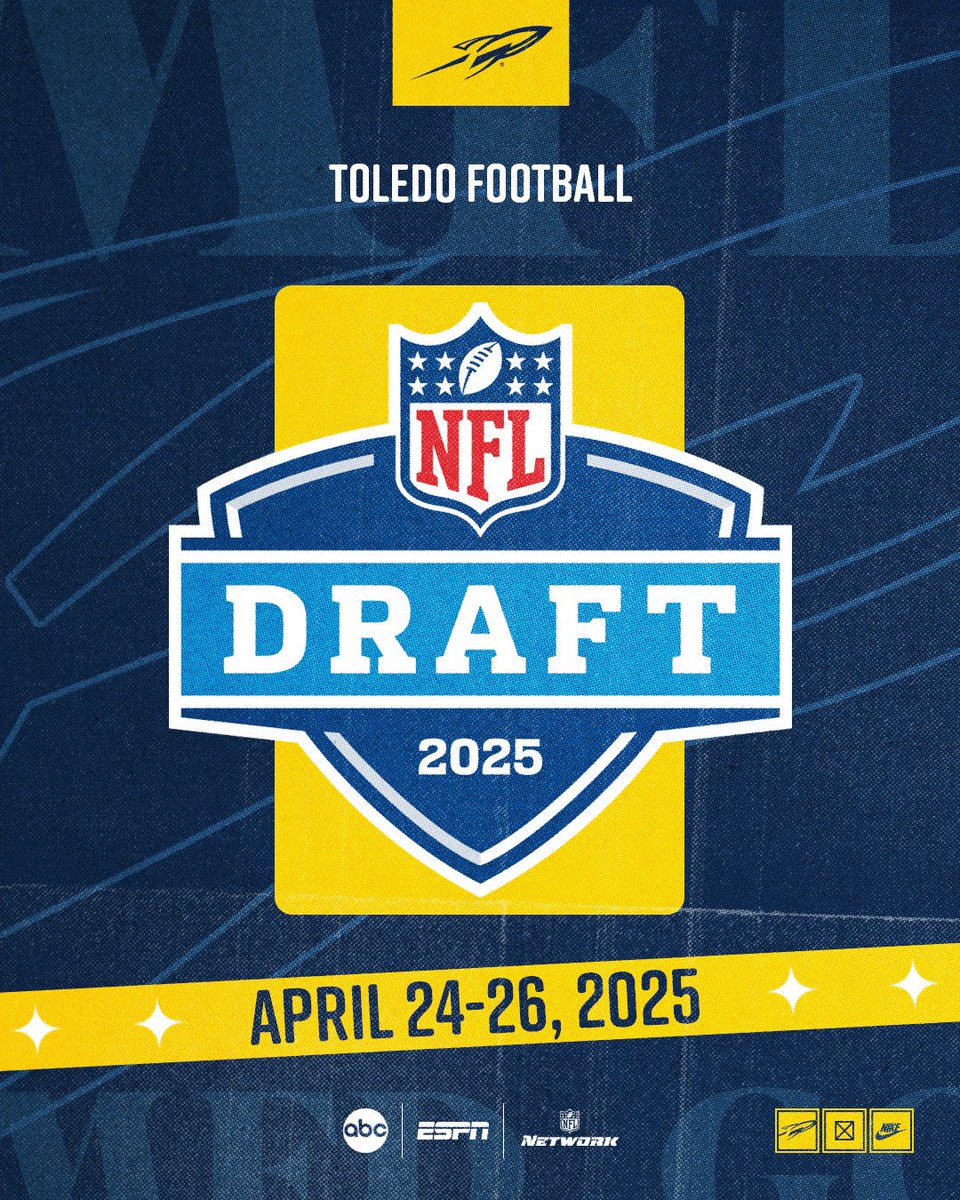 It’s draft week 😤

#TeamToledo | #NFLDraft