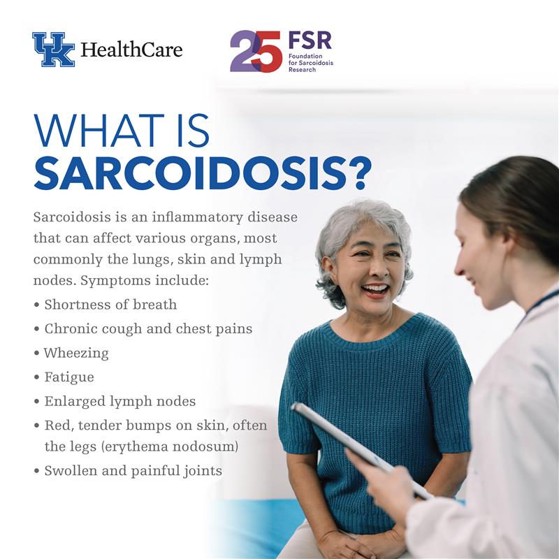 April is Sarcoidosis Awareness Month. Sarcoid is an inflammatory condition that can affect various organs in the body including the heart. Our experts are here to provide the support and care you need if you or a loved one are affected by cardiac sarcoidosis.
