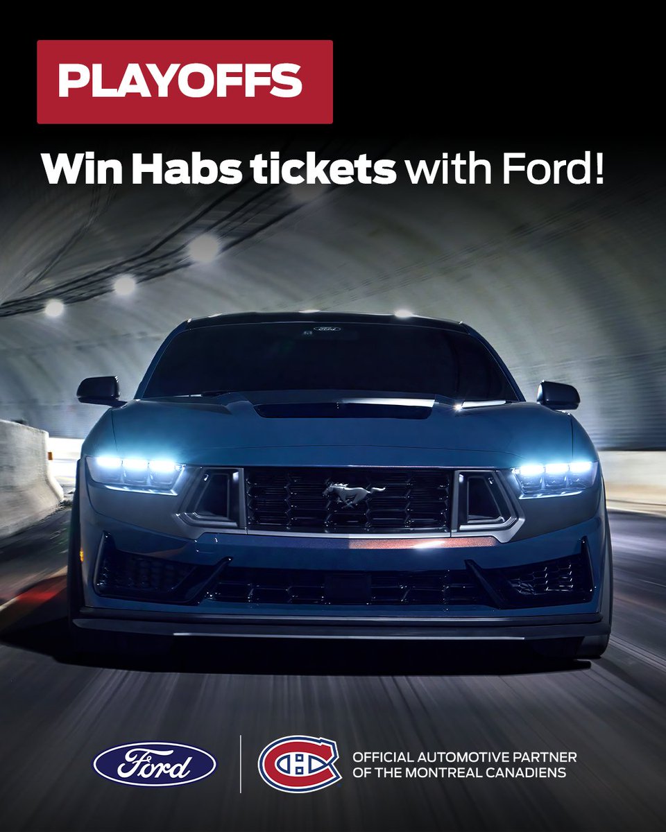 megafanford's tweet image. 🎉 Win Playoffs Tickets! 🎉

Ready to cheer on the Canadiens in the playoffs? Head to our Instagram for a chance to win tickets for the April 25th game!

8 lucky winners will be announced on April 23rd: good luck!