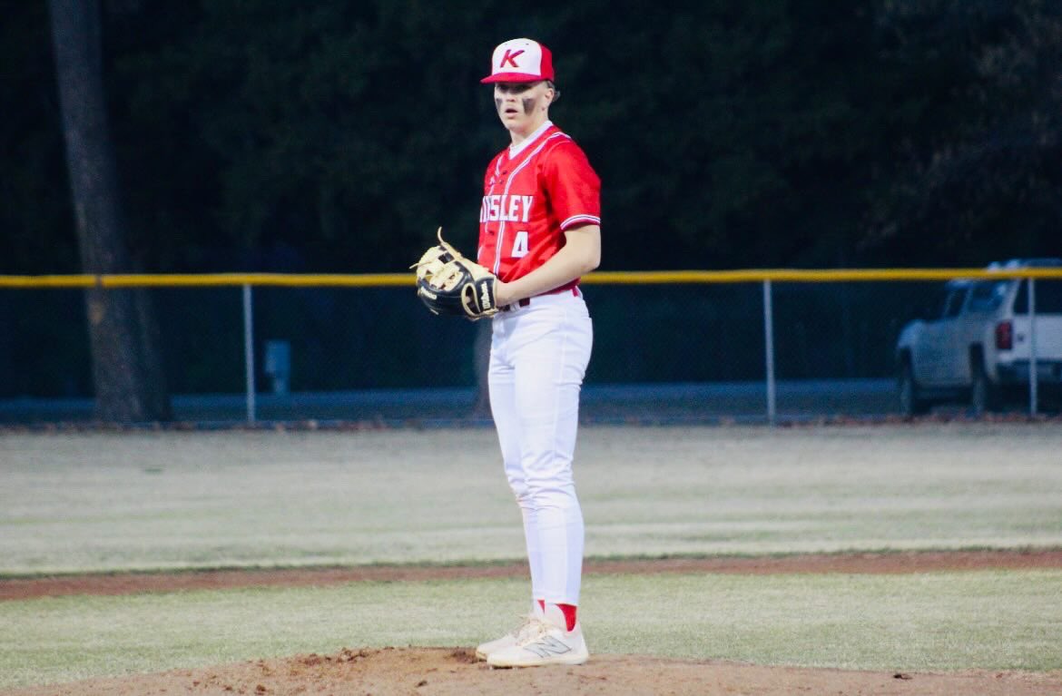 Senior Kendall Grippin of Macksville/Kingsley (2-1A, 7-1) has had a hot start to the year both on the mound and at the plate. Grippin is batting an outstanding .615 on the year with 6 doubles and a triple. On the mound he has 28 strikeouts in 15 innings with an ERA of just .933.