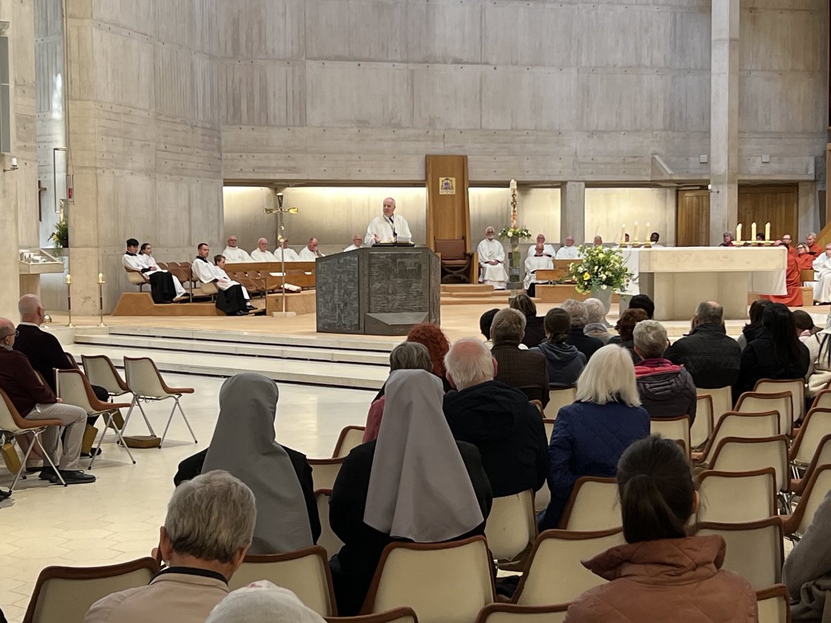 Bishop Bosco offers a special mass at Clifton Cathedral for Pope Francis.